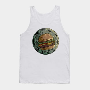 Burger moon Tank Top